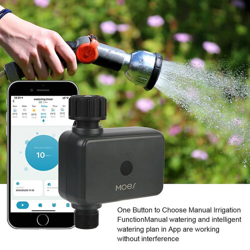 Irrigation System Controller, Sprinkler Timer WiFi, Two Irrigation Modes For Customized Watering, Rain Delay Function, IP55 Waterproof For Outdoor Use 2