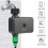 Irrigation System Controller, Sprinkler Timer WiFi, Two Irrigation Modes For Customized Watering, Rain Delay Function, IP55 Waterproof For Outdoor Use 2