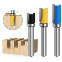 Excelência em fabricação, fresa para madeira com revestimento de PTFE resistente ao calor, ferramentas com ponta de carboneto para corte sem
