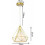 Innovative Design Pendant Light With Diamond Cage, High Quality Iron Materials For Any Modern Space 4