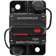 Disjuntor de montagem em superfície com rearme manual que garante rápida recuperação de interrupções de energia. Design à prova de respingos e