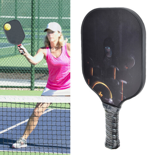 Επαγγελματικές ρακέτες Pickleball με πλήρη κάλυψη από ανθρακονήματα, ανθεκτική και 2