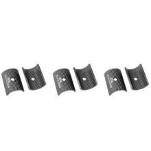 6x MUQZI Bike Handle Bar Shim Bicycle Handlebar Adapter Bushing Stem Reducer 25.4-31.8mm Bicycle Parts Black