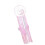 3Stk Rosa Wandbehang Feder Polyester Handmade 10