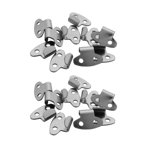 20 pz Cabinet caricato a molla di ferro dritto Loop Toggle  45 mm Lunghezza