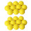 20pcs Yellow Soft Elastic Indoor Practice PU 1