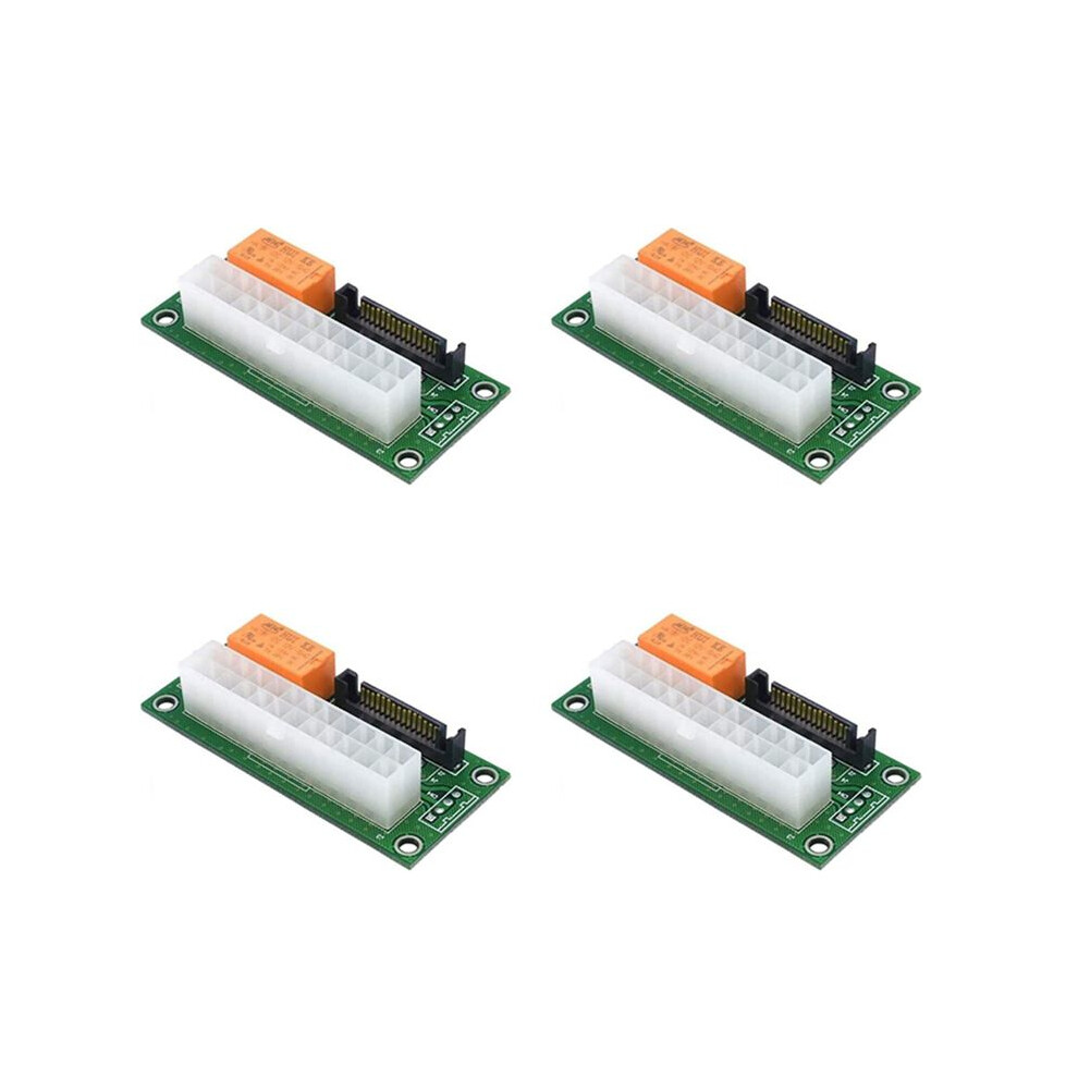 4X Power Board Dual Psu Multiple Power Supply Adapter Add2psu With Atx 24Pin To 4Pin Connector For Bitcoin Miner 6031850796571