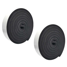 4Rouleaux Bande Mousse Isolante Noire Pour Portes Fenêtres Anti-Choc