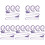 25Stk Abschluss Cord Mit Quasten Polyesterparty Deko 4