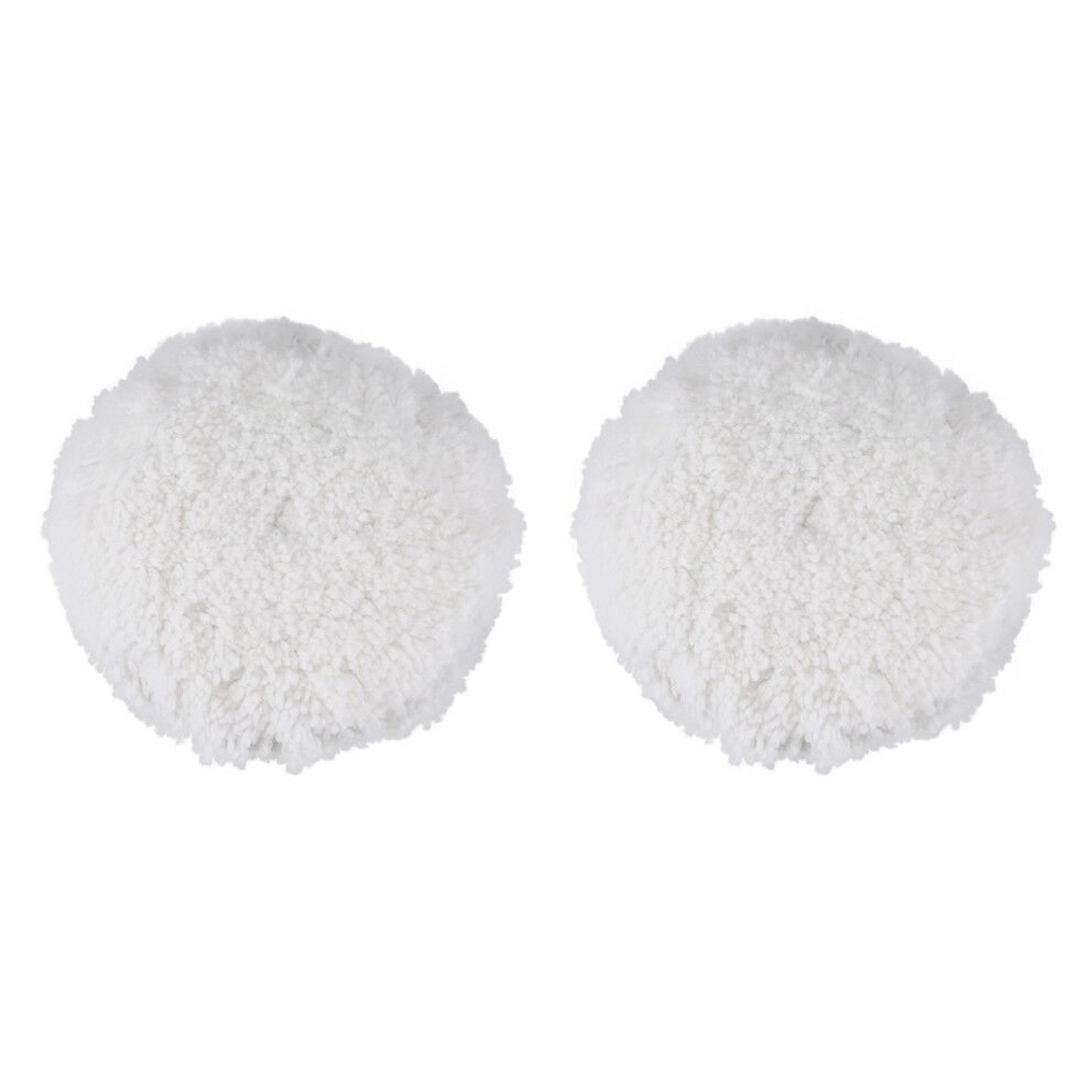 2X 7 Inch 180Mm Soft Wool Clean Polishing Buffing Bonnet Pad For Car Auto Polisher 4711270965093