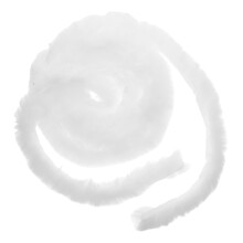 3PiÚces Ruban Fourrure Blanche Douce Pour Décorations DIY
