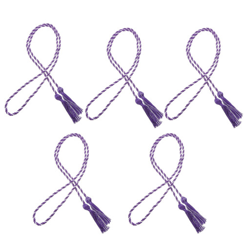 25Stk Abschluss Cord Mit Quasten Polyesterparty Deko 2