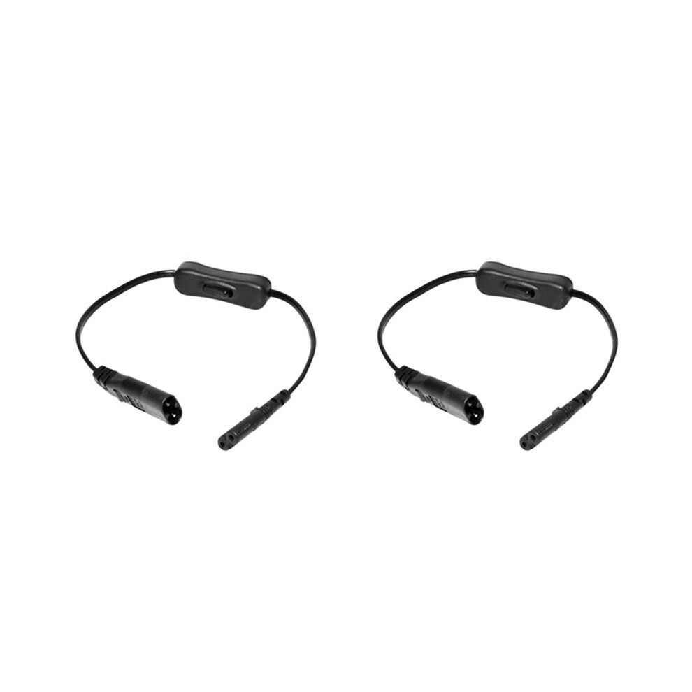 2X Power Extension Cord, Iec320 C7 To C8 Power Adapter Extension Cord With Control With "8" Interface 6032982828147