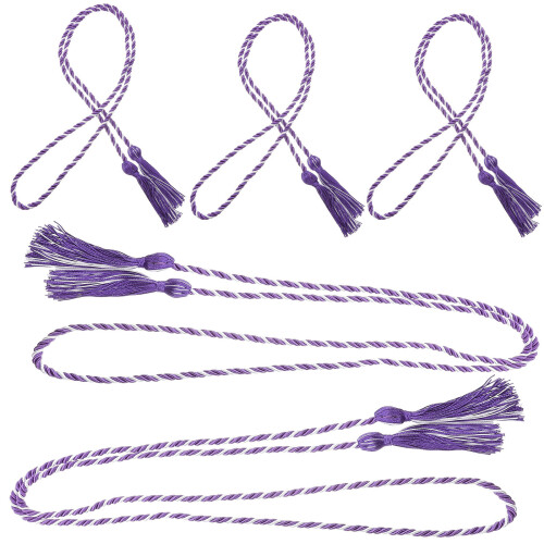 25Stk Abschluss Cord Mit Quasten Polyesterparty Deko 1