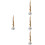 4Stk Kleine Saxophon Kupfer Modell 8