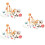 3Sets Plastik Katzenfiguren Spielset Pädagogisch Kinder 8