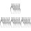 200Stk Silberne Fenstersicherungs Clips Spannfeder Eckhalter 4
