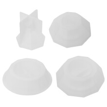 2Sets Weiße Silikon Weihnachtsbaum Form - DIY Resin Boxen Für Schmuck