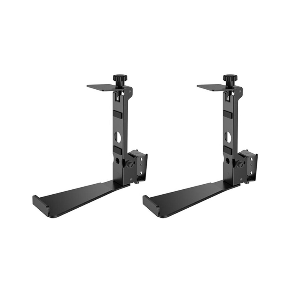 2X Aluminum Alloy Metal Wall Mount Holder Shelf Stand Tablet Mount Bracket Audio Case For :5 Speaker 4713062655267