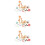 3Sets Plastik Katzenfiguren Spielset Pädagogisch Kinder 9