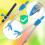 Geometry Compass Set 20Pcs School Maths Protractor Set Rulers for Student Maths and Engineering in Carry Case, 3