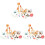 3Sets Plastik Katzenfiguren Spielset Pädagogisch Kinder 3