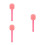 3Stk Stabiler Handheld Mikrostativhalter Aus Rosa 9