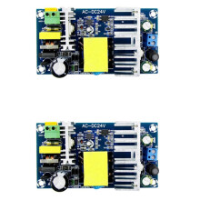 2X AC 110V 220V Una  24V 6A AC- Módulo de Placa de Fuente de Alimentación Conmutada Convertidor Buck 100W XK-2412-24  Fuente de Alimentación