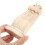4Stk Holz Schnitzerei Eckkonsolen Beige Rustikale Dekorative Corbels 4