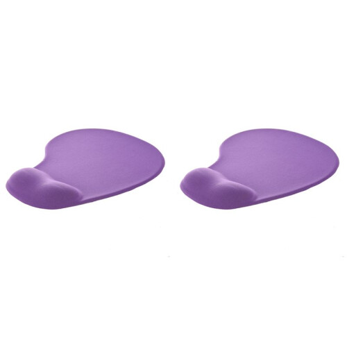 2X  Silicone Gel Wrist Rest Mouse Pad Mat for Laptop Desktop Pc
