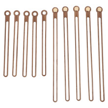 5Sets Klokwijzers - -Het- Muurklok Accessoires Bruin
