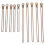 5Sets Klokwijzers - -Het- Muurklok Accessoires Bruin 1