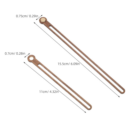 5Sets Klokwijzers - -Het- Muurklok Accessoires Bruin 2