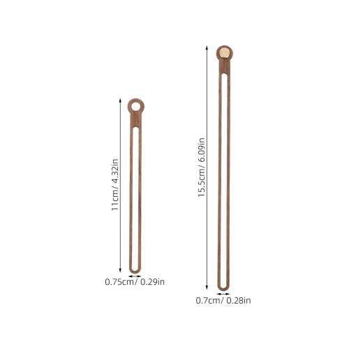 5Sets Klokwijzers - -Het- Muurklok Accessoires Bruin 1
