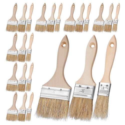 48St Multi Kleur Kwasten Voor Basting Grillen En Olieverf