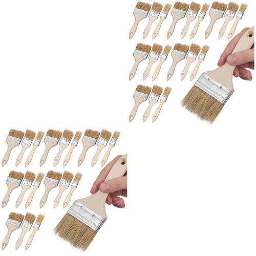 48St Multi Kleur Kwasten Voor Basting Grillen En Olieverf 2