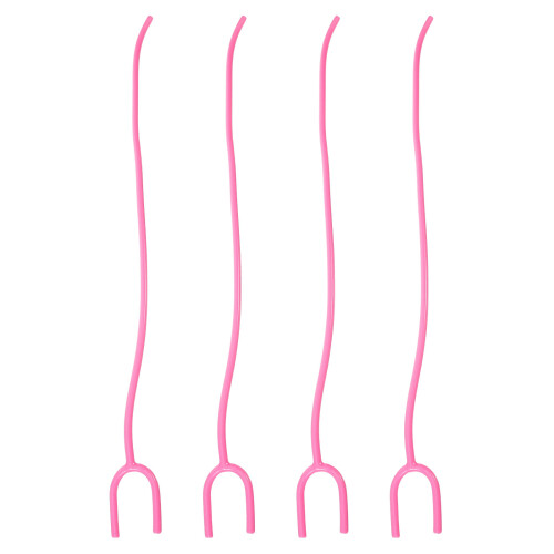 4St Flexibele Roze PVC Stethoscoop Met Helder Geluid