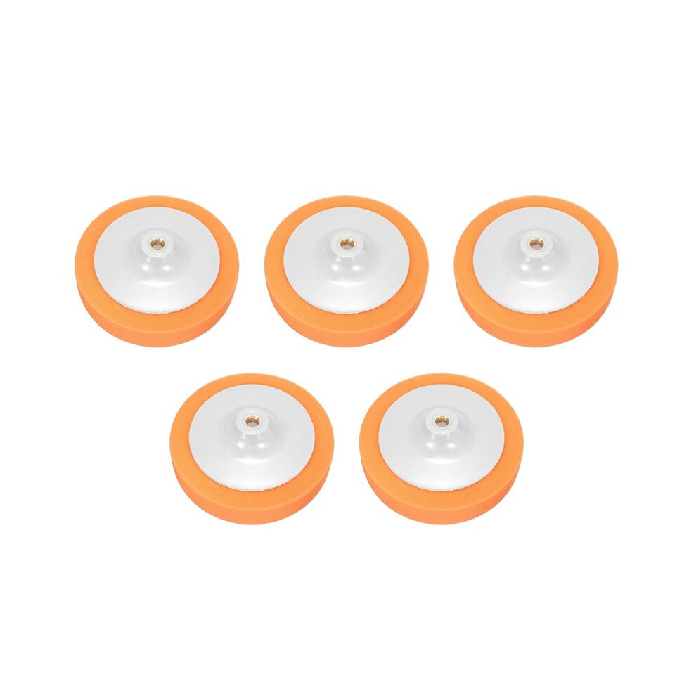 5Pcs 7 Inch 180Mm Car Polishing Buffing Mop Pad Soft Sponge With M14 Thread 4714081836729