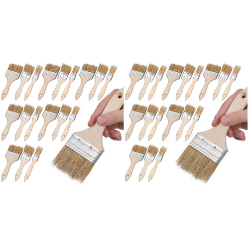 48St Multi Kleur Kwasten Voor Basting Grillen En Olieverf 1