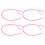 4St Flexibele Roze PVC Stethoscoop Met Helder Geluid 11