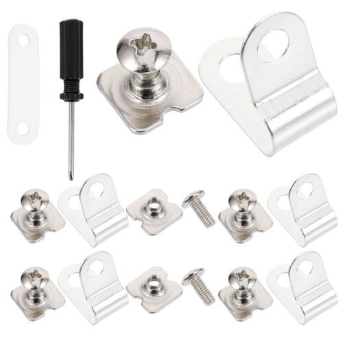 4Sets Dubbele Sport Helm Vervangingsset Schroeven Clips