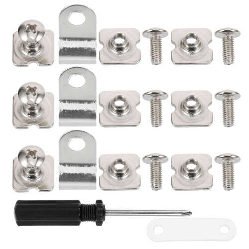4Sets Dubbele Sport Helm Vervangingsset Schroeven Clips 1