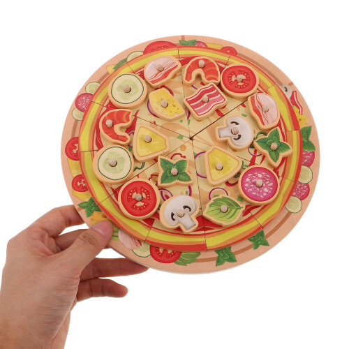Speel Pizza Set Pretend Food Voor Kinderen Creativity 2