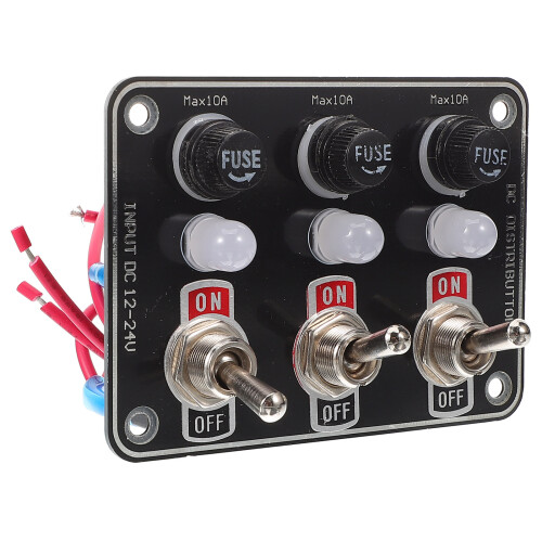 5Stk Marine Boot Rocker Switch Panel Kunststoff Mit