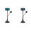 2X Web Camera USB High Definition Webcam 4 LED Web Cam with MIC Desktop for Skype Youtube Computer PC Laptop 1