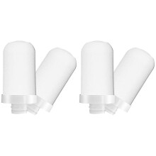 Cartuchos de Filtro de Agua de Grifo, Paquete de 4 Capas de Limpieza Hima de 8 Capas Filtro de Cerámica Universal de Tierra de Diatomeas de Aguas