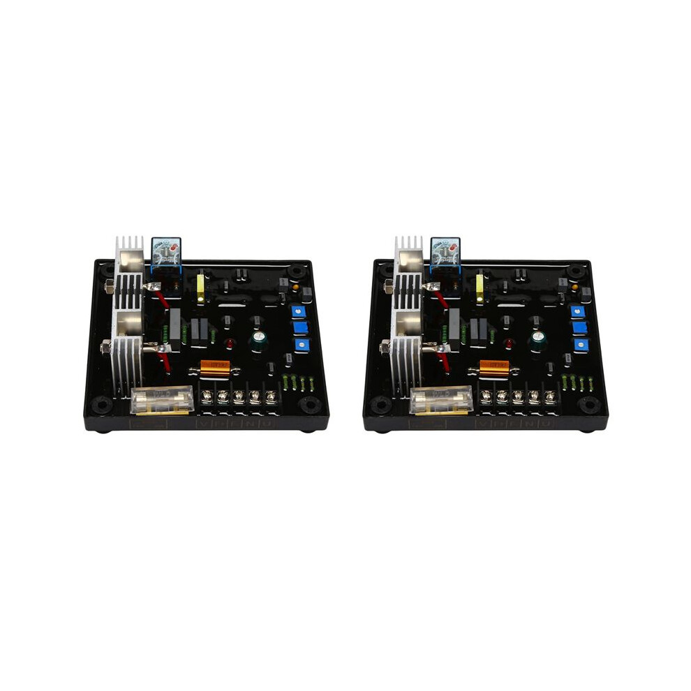 2X Pow50a Avr 30A Automatic Voltage Regulator For Brush And Brushless Generator Stabilizer Control Adjuster Module Parts 4713156963476
