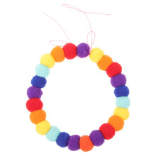 4Stk Stylisches Pom Pom Haustierhalsband Verstellbar Hautfreundlich