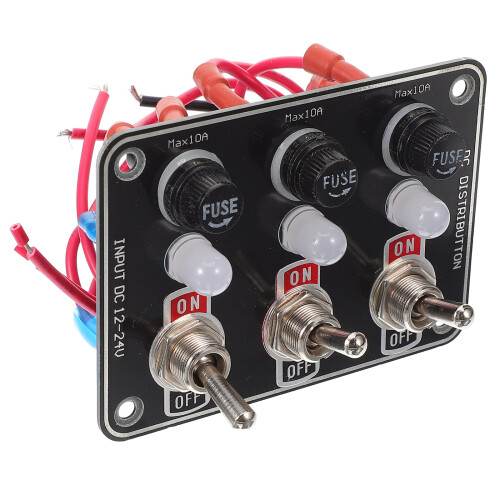 5Stk Marine Boot Rocker Switch Panel Kunststoff Mit 2
