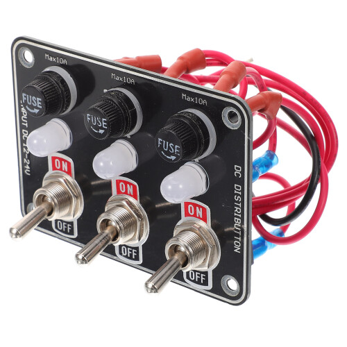5Stk Marine Boot Rocker Switch Panel Kunststoff Mit 1